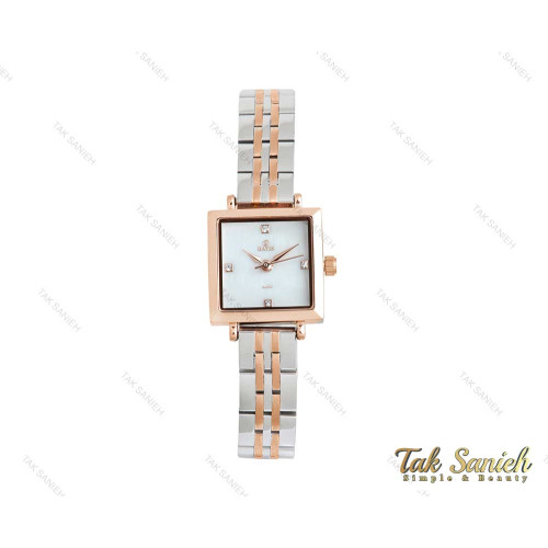 ساعت داتیس رزگلد سیلور مربعی Datis-3749-L