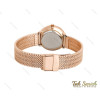 ساعت داتیس رزگلد بند حصیری زنانه Datis-3750-L
