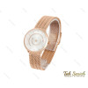 ساعت داتیس رزگلد بند حصیری زنانه Datis-3750-L