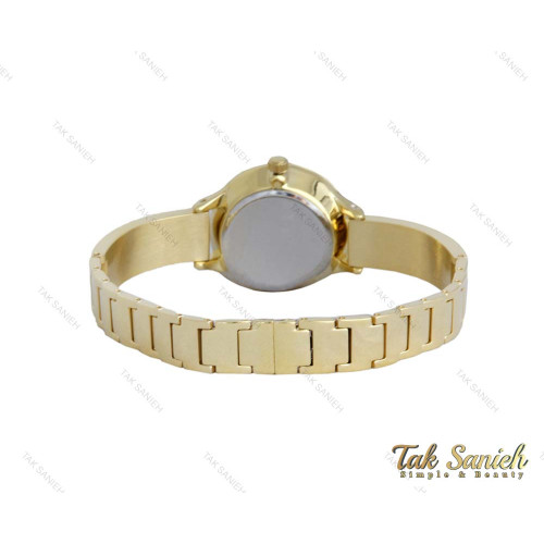 ساعت داتیس زنانه طلایی بند نگین سواروسکی Datis-3753-L