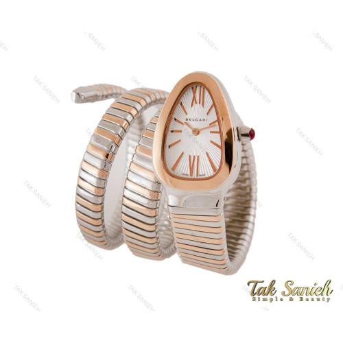 ساعت بولگاری ماری زنانه رزگلد نقره ای Bvlgari-3758-L