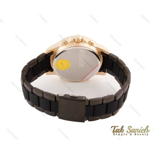ساعت مچی داتیس دوزمانه طلایی مشکی مردانه Datis-3765-G ساعت مچی داتیس دوزمانه طلایی مشکی مردانه Datis-3765-G