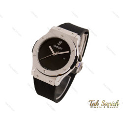 ساعت هابلوت اتوماتیک مردانه نقره ای صفحه مهندسی Hublot-3774-G