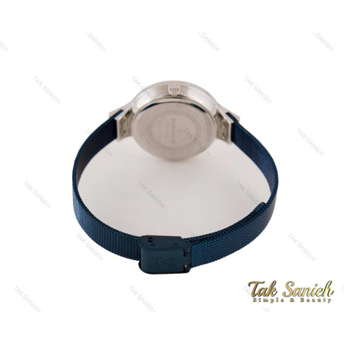 ساعت زنانه رومانسون بند حصیری سیلور سرمه ای Romanson-3784-L