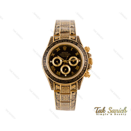 ساعت رولکس مردانه مدل دیتونا حکاکی Rolex-3815-G ساعت رولکس مردانه مدل دیتونا حکاکی Rolex-3815-G