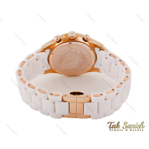 ساعت امپریو آرمانی سفید زنانه Emporio-3847-L ساعت امپریو آرمانی سفید زنانه Emporio-3847-L