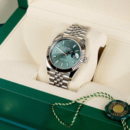 ساعت رولکس مردانه دیت جاست اتوماتیک نقره ای سبز Rolex-4115-G ساعت رولکس مردانه دیت جاست اتوماتیک نقره ای سبز Rolex-4115-G