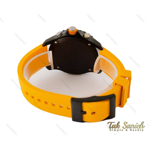 ساعت برایتلینگ مردانه سه موتوره زرد Breitling-4124-G