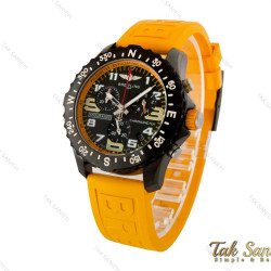 ساعت برایتلینگ مردانه سه موتوره زرد Breitling-4124-G