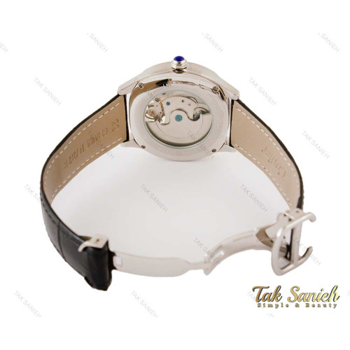 ساعت کارتیر درایو مردانه اتوماتیک بند چرمی توربیلون دار Cartier-4129-G ساعت کارتیر درایو مردانه اتوماتیک بند چرمی توربیلون دار Cartier-4129-G