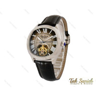 ساعت کارتیر درایو مردانه اتوماتیک بند چرمی توربیلون دار Cartier-4129-G