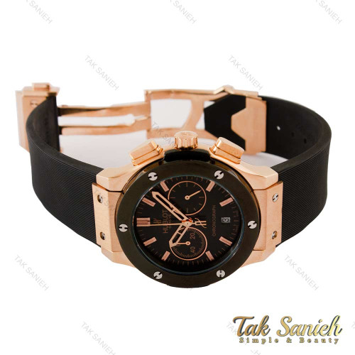 ساعت هابلوت زنانه رزگلد مشکی Hublot-4148-L