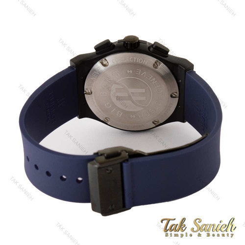 ساعت هابلوت مردانه سرمه ای مشکی سه موتوره Hublot-4160-G