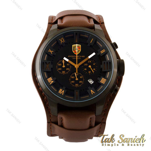 ساعت پورشه دیزاین مردانه سه موتوره بند چرم قهوه ای Porsche-4165-G ساعت پورشه دیزاین مردانه سه موتوره بند چرم قهوه ای Porsche-4165-G