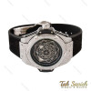 ساعت هابلوت عنکبوتی نگین دار مردانه سیلور Hublot-4202-G ساعت هابلوت عنکبوتی نگین دار مردانه سیلور Hublot-4202-G