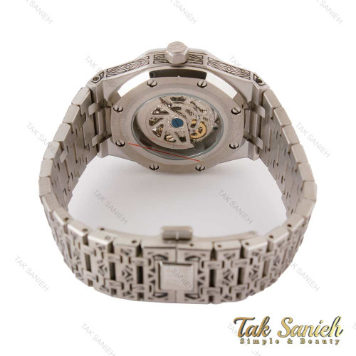 ساعت AP ای پی حکاکی مردانه اتوماتیک سیلور AP-4215-G