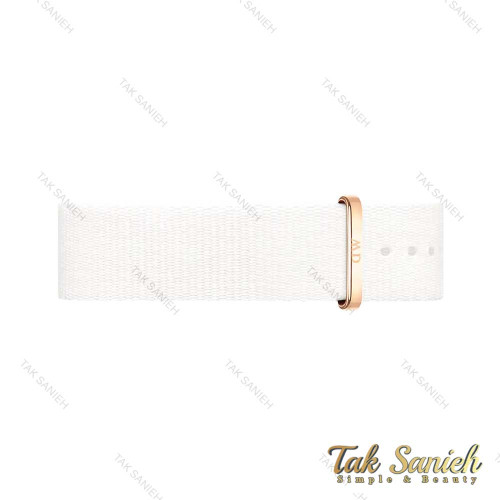 بند برزنتی ساعت دنیل ولینگتون زنانه سفید رزگلد DW-Strap-4253-L بند برزنتی ساعت دنیل ولینگتون زنانه سفید رزگلد DW-Strap-4253-L