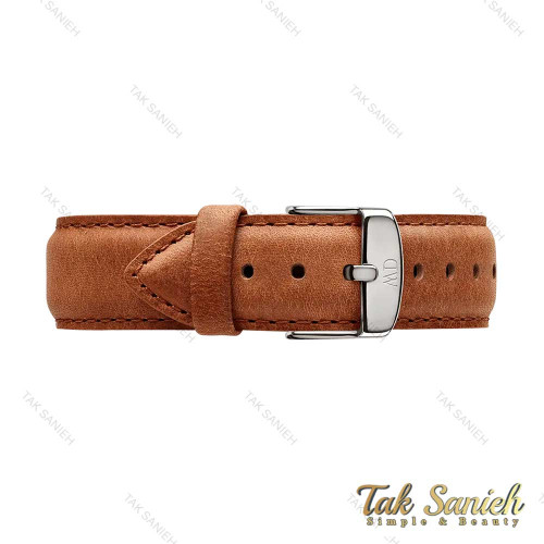 بند ساعت دی دبلیو زنانه چرمی عسلی سیلور DW-Strap-4257-L بند ساعت دی دبلیو زنانه چرمی عسلی سیلور DW-Strap-4257-L