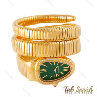 ساعت بولگاری ماری طلایی دورنگین صفحه سبز زنانه Bvlgari-4325-L ساعت بولگاری ماری طلایی دورنگین صفحه سبز زنانه Bvlgari-4325-L