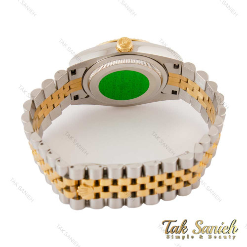 ساعت رولکس دیت جاست مردانه دو رنگ طلایی صفحه سبز Rolex-4331-G ساعت رولکس دیت جاست مردانه دو رنگ طلایی صفحه سبز Rolex-4331-G