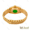 ساعت رولکس زنانه مدل دیت جاست طلایی دورنگین Rolex-4343-L