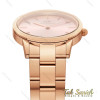 ساعت دنیل ولینگتون زنانه آیکونیک رزگلد صفحه صورتی DW-4359-28-L
