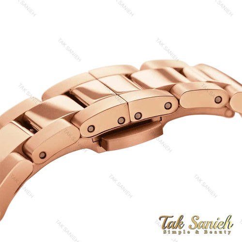 ساعت دنیل ولینگتون زنانه آیکونیک رزگلد صفحه صورتی DW-4359-28-L