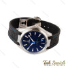 ساعت اومگا سیمستر مردانه اتوماتیک بند رابر  سیلور مشکی Omega-4350-G