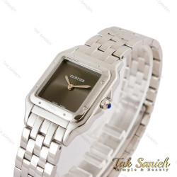 ساعت کارتیر زنانه سیلور صفحه طوسی Cartier-4367-L ساعت کارتیر زنانه سیلور صفحه طوسی Cartier-4367-L