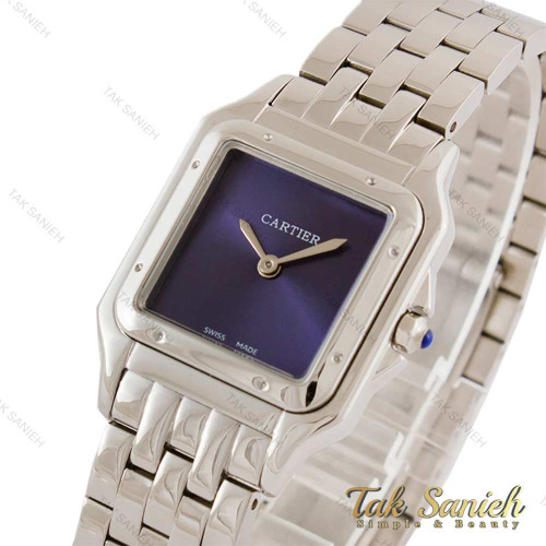 ساعت کارتیر پنتر زنانه سیلور صفحه سرمه ای مدیوم Cartier-4368-L ساعت کارتیر پنتر زنانه سیلور صفحه سرمه ای مدیوم Cartier-4368-L