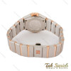 ساعت امگا زنانه کانسلیشن رزگلد سیلور نگین دار صفحه مشکی Omega-4379-L