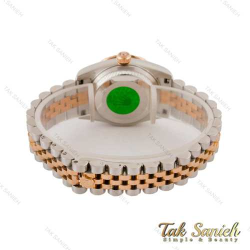 ساعت رولکس زنانه دو رنگ رزگلد صفحه مشکی مدیوم Rolex-4416-L ساعت رولکس زنانه دو رنگ رزگلد صفحه مشکی مدیوم Rolex-4416-L
