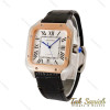 ساعت کارتیر سانتوس مردانه اتوماتیک دورنگ رزگلد Cartier-4418-G