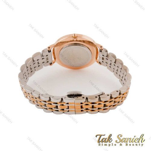 ساعت دنیل ولینگتون زنانه دورنگ رزگلد صفحه سفید متوسط DW-4424-32-L ساعت دنیل ولینگتون زنانه دورنگ رزگلد صفحه سفید متوسط DW-4424-32-L
