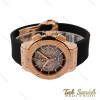 ساعت هابلوت زنانه سه موتوره رزگلد صفحه اسکلتون Hublot-4430-G ساعت هابلوت زنانه سه موتوره رزگلد صفحه اسکلتون Hublot-4430-G