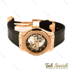 ساعت هابلوت مردانه اتوماتیک صفحه اسکلتون رزگلد Hublot-4494-G ساعت هابلوت مردانه اتوماتیک صفحه اسکلتون رزگلد Hublot-4494-G