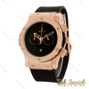 ساعت هابلوت مردانه رزگلد سه موتوره صفحه مهندسی Hublot-4507-G