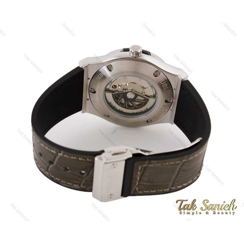 ساعت مردانه هابلوت اتوماتیک نقره ای Hublot-4037-G