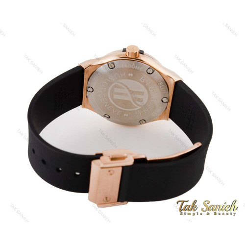 ساعت زنانه هابلوت رزگلد فول نگین Hublot-4038-L