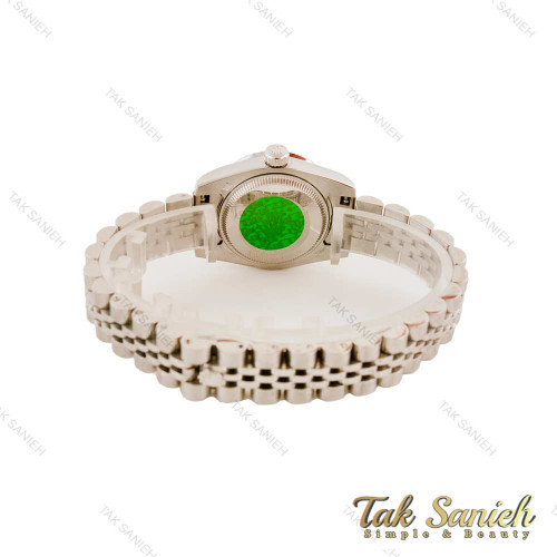 ساعت رولکس زنانه نقره ای صفحه سرمه ای Rolex-4527-S-L ساعت رولکس زنانه نقره ای صفحه سرمه ای Rolex-4527-S-L