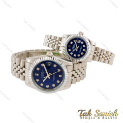 ساعت رولکس ست نقره ای صفحه سرمه ای Rolex-4530-S