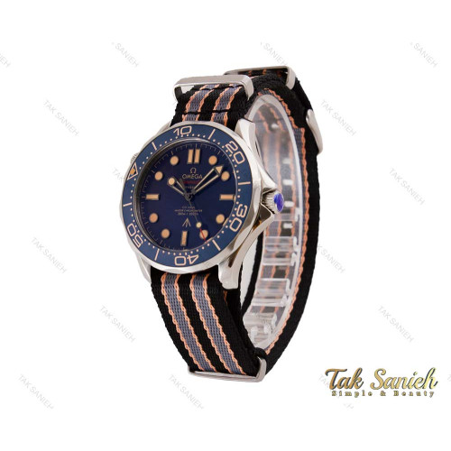 ساعت مردانه امگا سیمستر 007 اتوماتیک بند برزنت Omega-5066-G
