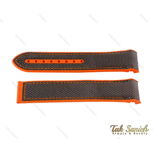 بند ساعت امگا سیمستر مردانه نارنجی Omega-Strap-5071-G