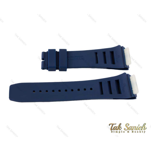 بند ساعت ریچاردمیل مردانه سرمه ای پیچی RichardMille-Strap-5078-G