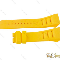 بند ساعت ریچاردمیل مردانه زرد پیچی RichardMille-Strap-5080-G