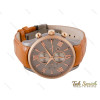 ساعت رومانسون مردانه سه موتوره بندچرم عسلی Romanson-5085-G ساعت رومانسون مردانه سه موتوره بندچرم عسلی Romanson-5085-G