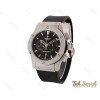 ساعت هابلوت مردانه سه موتوره طوسی مشکی Hublot-4060-G