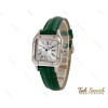 ساعت کارتیر سانتوس دومونت زنانه بند چرم سبز Cartier-4074-L
