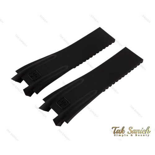 بند ساعت اولیس ناردین مردانه مشکی Ulysse-Strap-4078-G