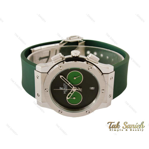 ساعت هابلوت مردانه سه موتوره سبز Hublot-4085-G ساعت هابلوت مردانه سه موتوره سبز Hublot-4085-G